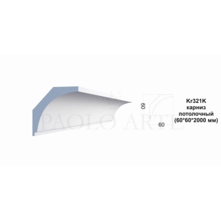Kr321K карниз потолочный (60*60*2000 мм)/16 NEW