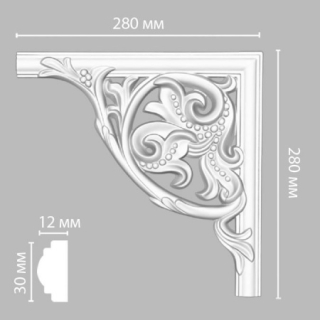 DP-8032 A/40 угол DECOMASTER-2 (280х280х25мм)