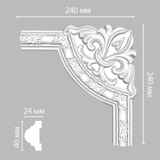 DP-8051 C/28 угол DECOMASTER-1 (240х240х25мм)