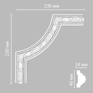 DP-8051 B/70 угол DECOMASTER-1 (230х230х25мм)