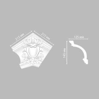 DP-217 E/22 внеш. угол DECOMASTER-1 (145х215х215мм) (DP--5217E)