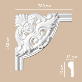 97154-1/32 угол DECOMASTER-2 (280х280х28мм)