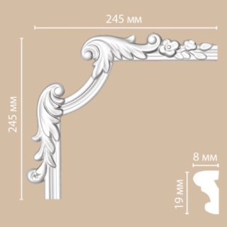 97100-3L/50 угол DECOMASTER-2 (245х245х25мм)