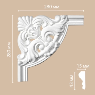 97154-1/32 угол DECOMASTER-2 (280х280х28мм)