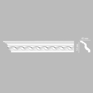 95081/18 FLEXIBLE плинтус DECOMASTER-2 (54х40х2400мм)
