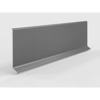 Плинтус алюминиевый LACONISTIQ Adhesive 60мм Серебристый анод. (60*10*2500мм)