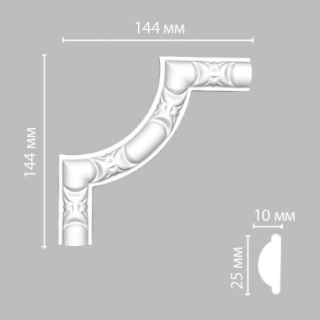 98013-2/300 угол DECOMASTER-2 (144х144мм)