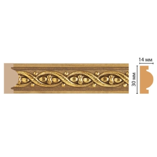 157-4/42 молдинг ДМ(30*14*2400 мм)