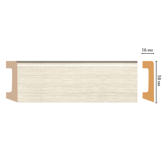 D234-1070/15 Плинтус ДМ(58*16*2400 мм)