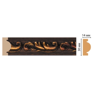 157-966/42 молдинг ДМ(30*14*2400 мм)