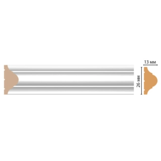 D001-114/88 молдинг ДМ (26*13*2400мм)