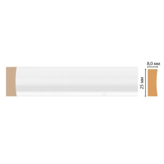 D046-114/50 молдинг ДМ(25*8*2400 мм)