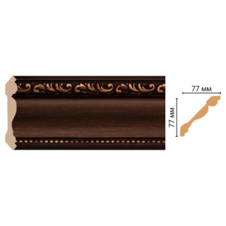 154-966 ШК/12 Плинтус DECOMASTER (77*77*2400 мм)