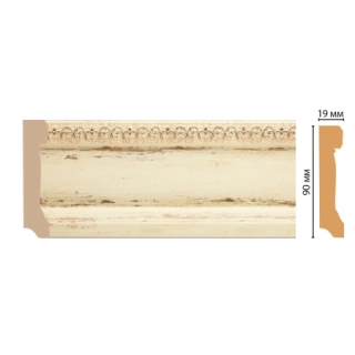 166-1028/14 Плинтус напол. (90*19*2400 мм)