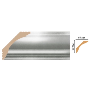 D100-375 ШК/14 плинтус DECOMASTER(69*69*2400 мм)