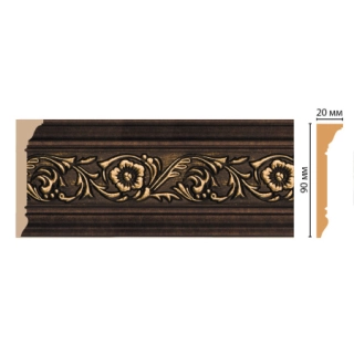 D226-56 ШК/20 плинтус DECOMASTER(90*20*2400 мм)