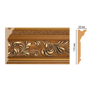 D225-1223 ШК/14 плинтус DECOMASTER(110*29*2400 мм)