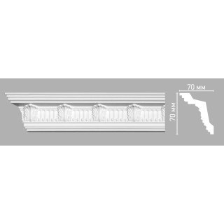 95017 ШК/45 плинтус DECOMASTER-3 (70х70х2400мм)