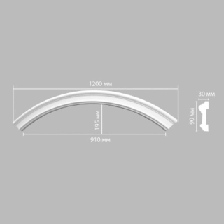 897901-150/16 радиус DECOMASTER-2 (840, 750 мм)