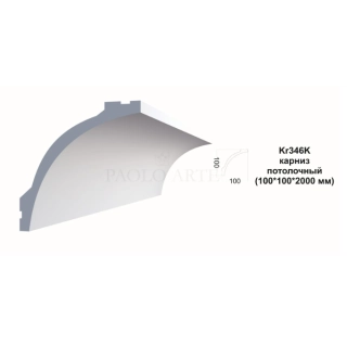 Kr346K карниз потолочный (100*100*2000 мм)/10
