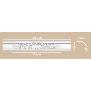 DP 51/12 плинтус DECOMASTER-1 (118х118х2400) (DP-5051)