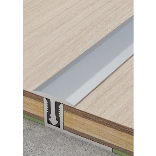 Стык Т-образный (гибкий) 13мм 2,7 м анодированный шампань матовый