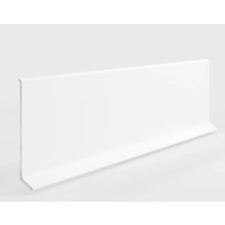 Плинтус алюминиевый LACONISTIQ Adhesive 60мм Белый матовый RAL9016. (60*10*2500мм)